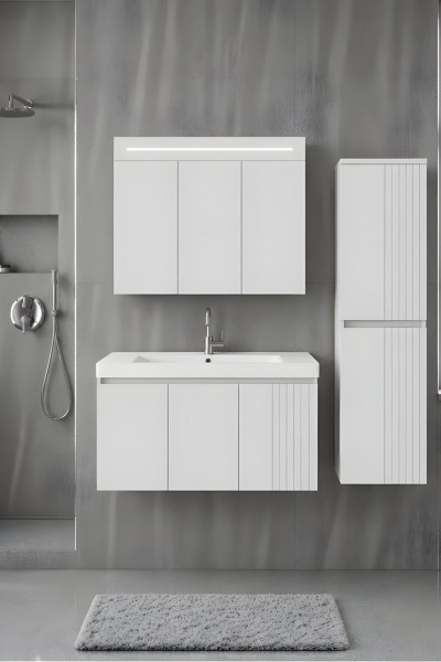 Aras 100 Cm Banyo Dolabı