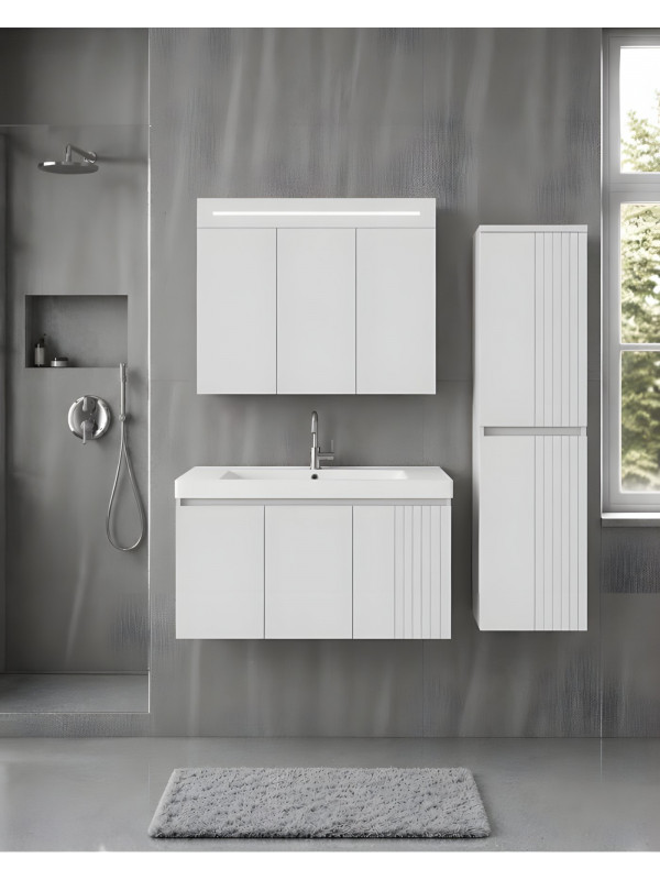 Aras 100 Cm Banyo Dolabı