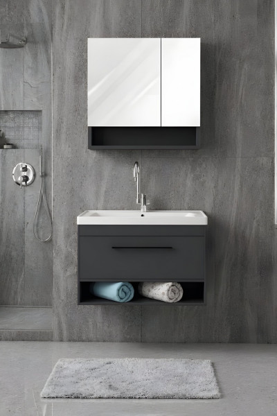 Bakırköy 80 Cm Banyo Dolabı