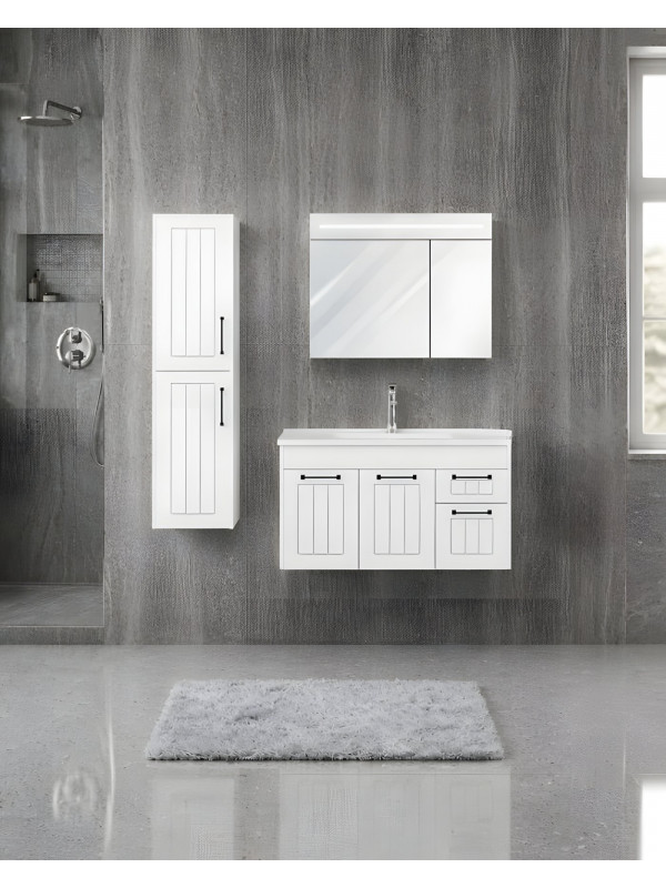Prag 100 Cm Banyo Dolabı