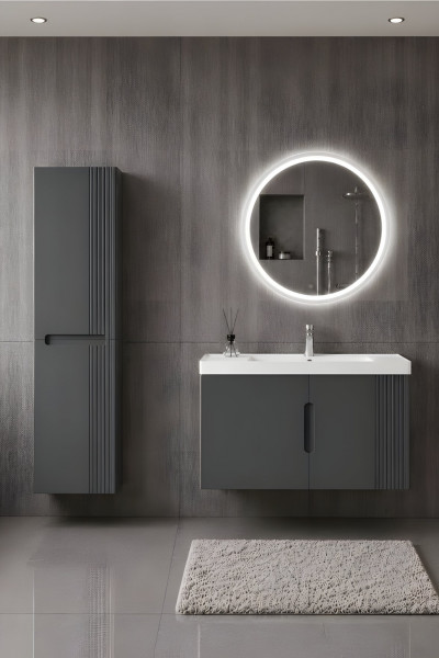 Tiran 80 Cm Banyo Dolabı