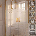 Kare Gold Profil Wt-1024 Desen 5 mm Temperli Cam H190 cm Duşakabin